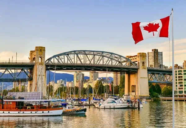 canadian-flag-and-bridge